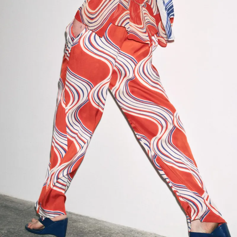 ZARA ZW Series Casual Pants Women's Multicolor-2