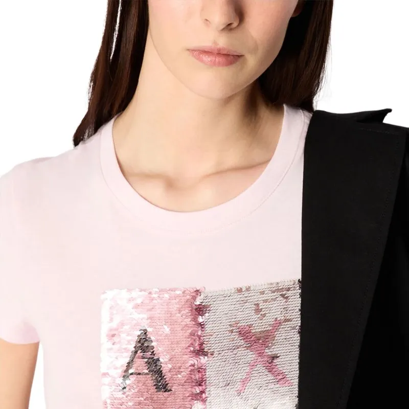 EMPORIO ARMANI T-Shirts Women's Pink-4