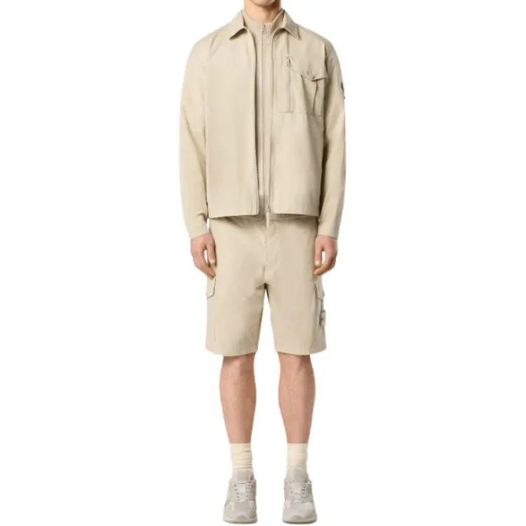 STONE ISLAND Compass Patch Zipped Jacket-3