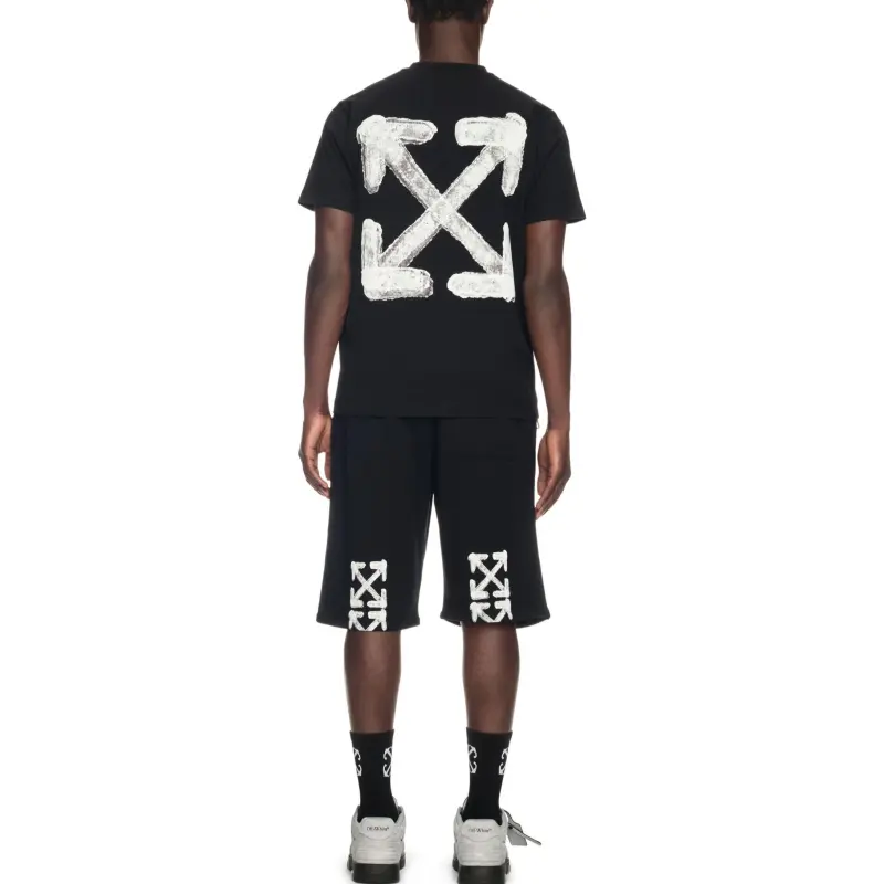 OFF WHITE Spray Arrow Track Shorts-2
