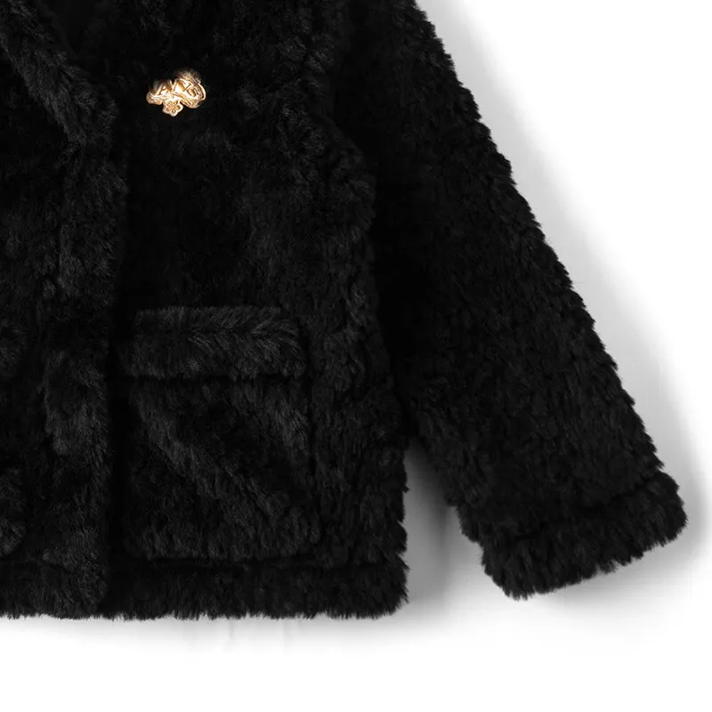 Vans Velvet feel Coat Women's Black-3