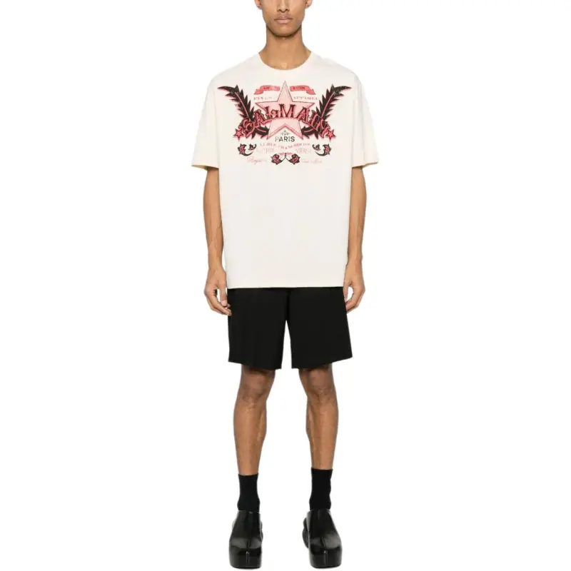 BALMAIN Western T Shirt-2