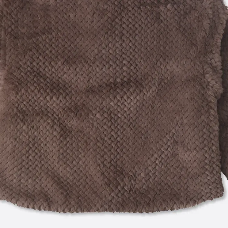 Converse FW23 Velvet feel Coat Women's Gray Brown-4