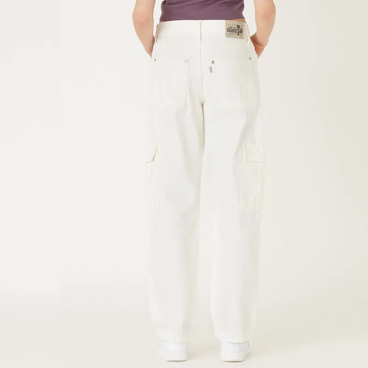 Levis Jeans Women's White-4