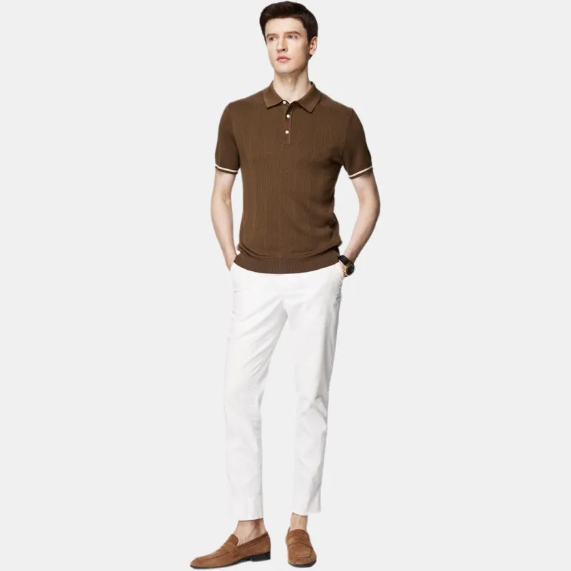 FIRS Polo Shirt Men's Smoke Brown-3