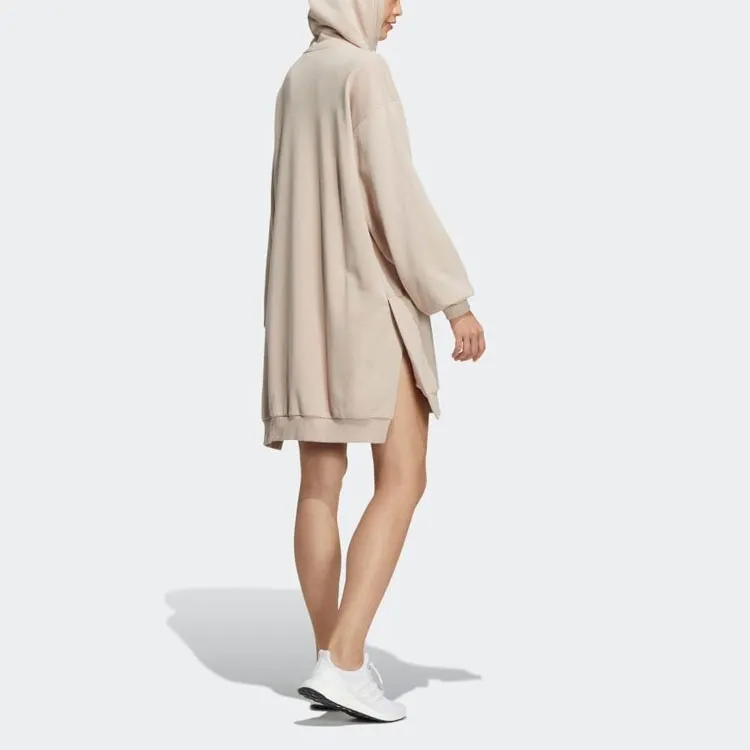 Adidas Long-Sleeved Dresses Women's Beige-3