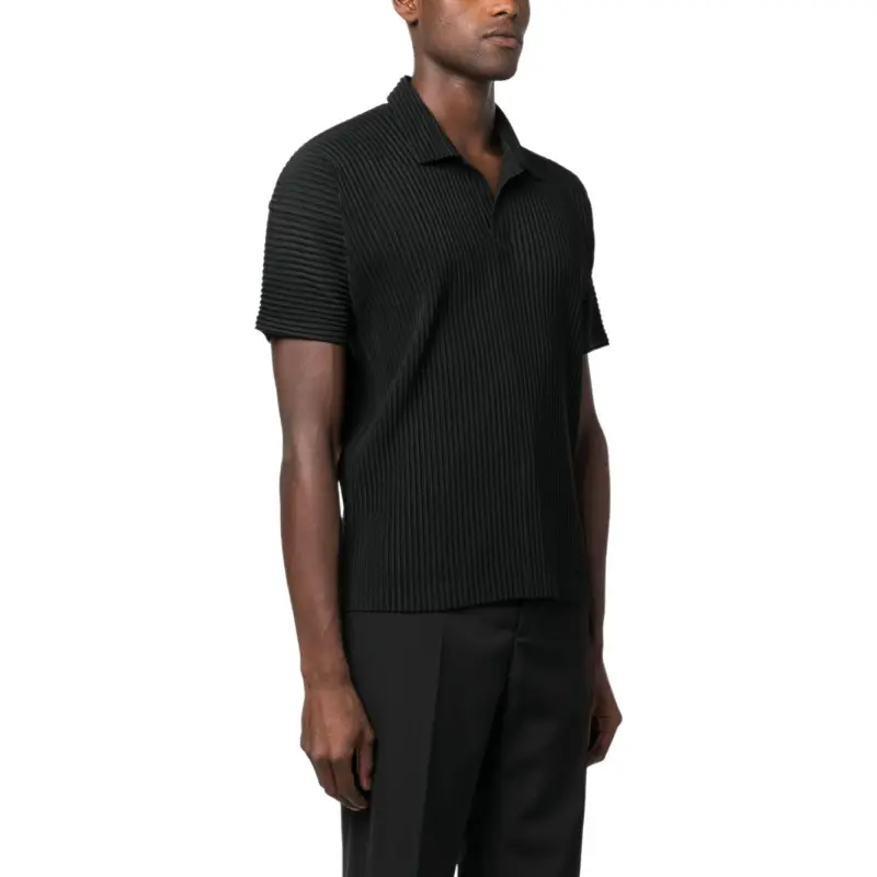 Homme Plissé Issey Miyake Pleated Polo Shirt-4