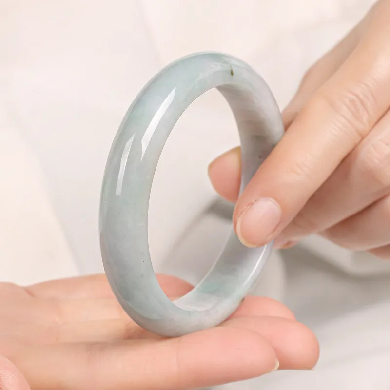 TAMINA Glutinous Jade Jadeite Bangles Women's-4