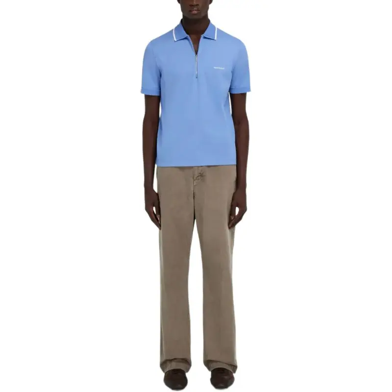 Ferragamo Zip up Polo Shirt-2