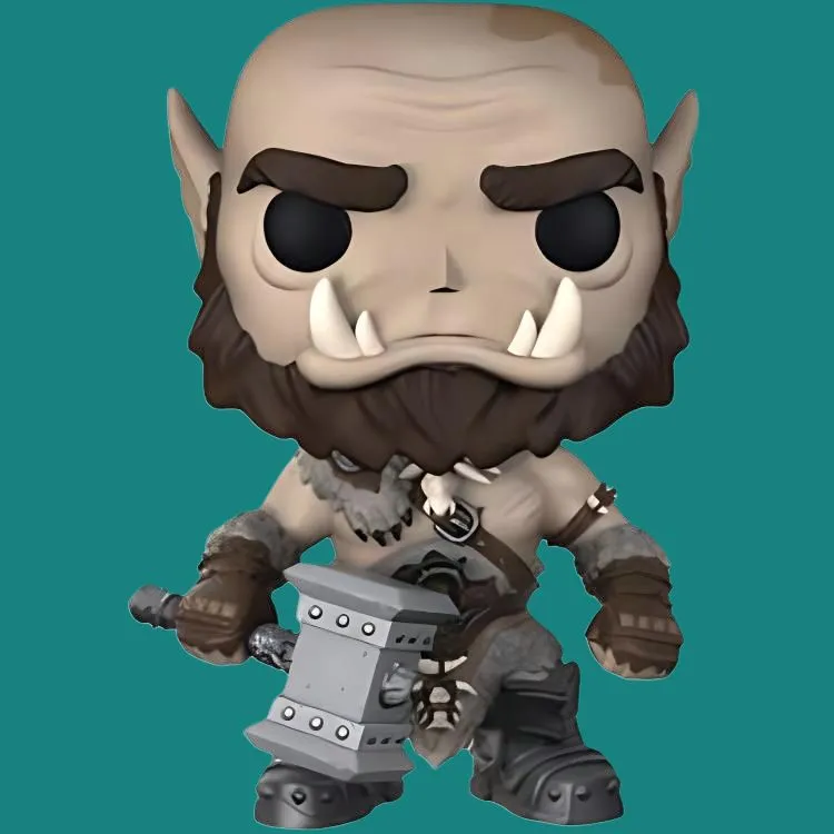 Funko FUNKO POP Movie Warcraft Orcgrim Orgrim Chibi Figures-1