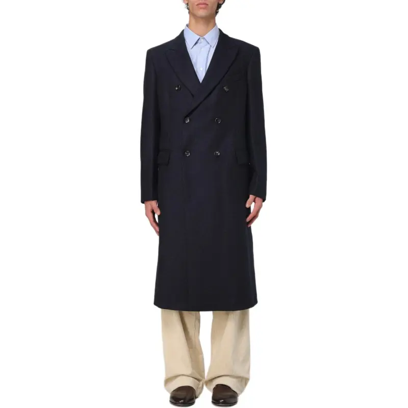 EMPORIO ARMANI Double Breasted Long Sleeved Coat-2