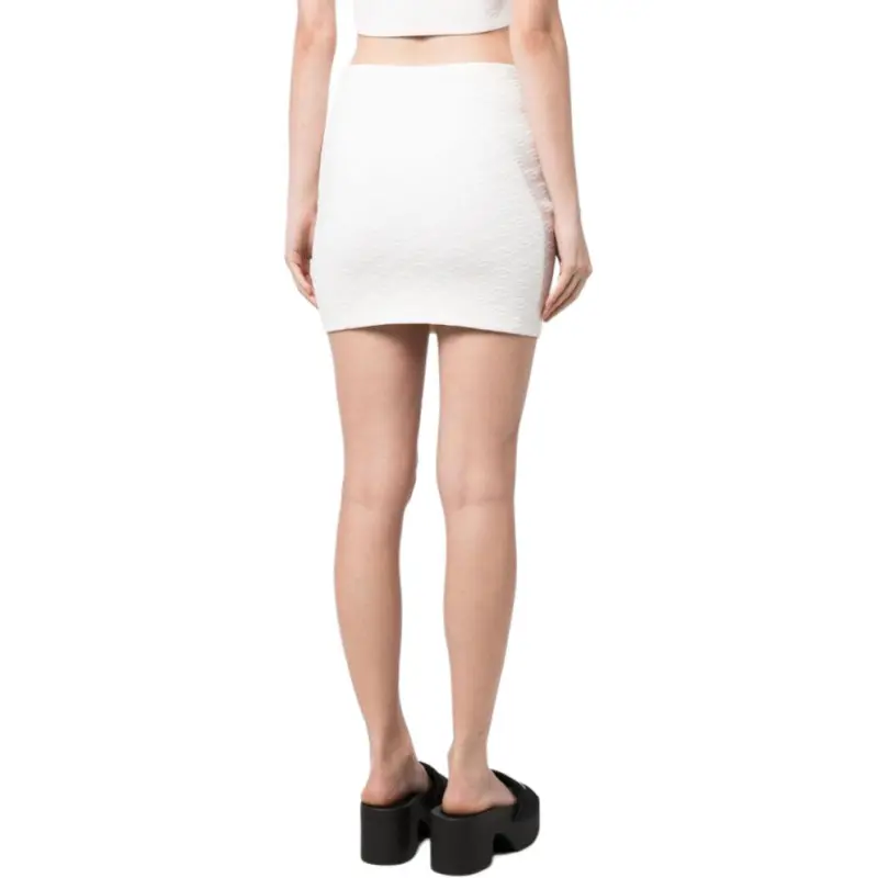 Alexander Wang Logo jaquard Stretch Miniskirt-7