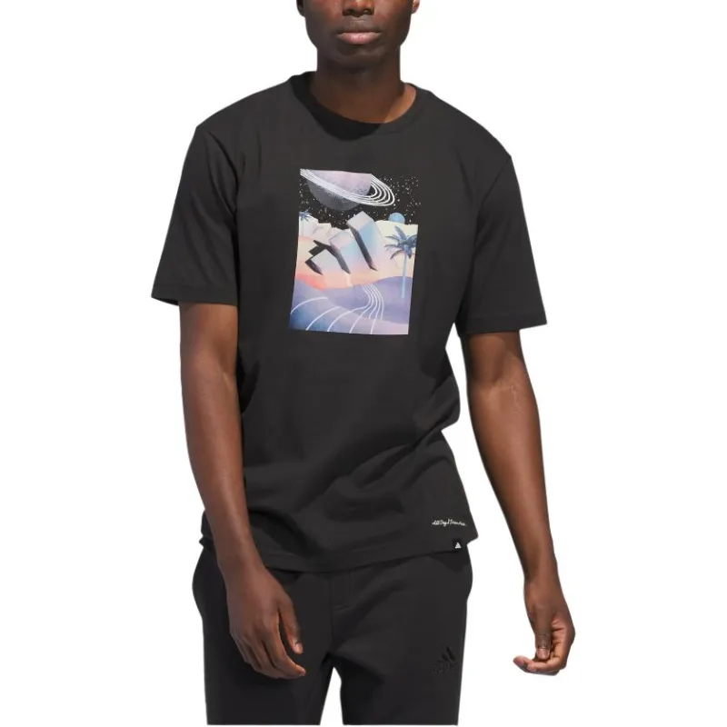Adidas Free Shipping With AdiClub All Day I Dream About Summer A.D.I.D.A.S. Graphic Tee-1