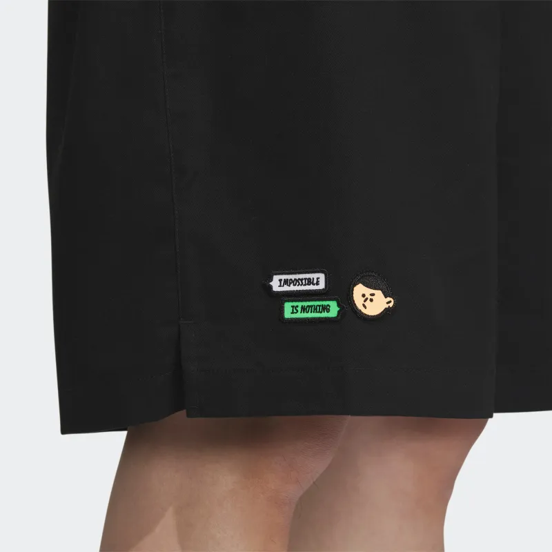 Adidas X SEEBIN Co branded SS23 Casual Shorts Men Black-4