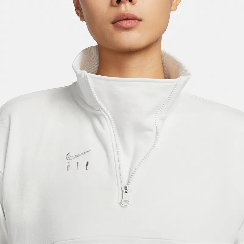 Nike Swoosh Fly Sweatshirt Women's Mountain Peak White-5