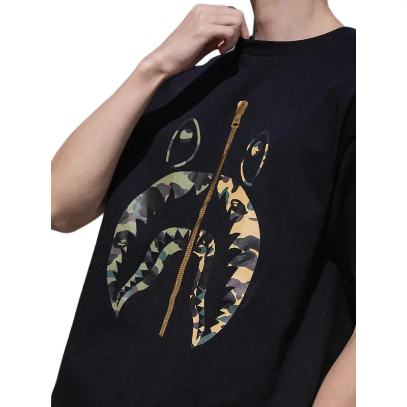 Bape 1st Camo Separate Shark Tee-1