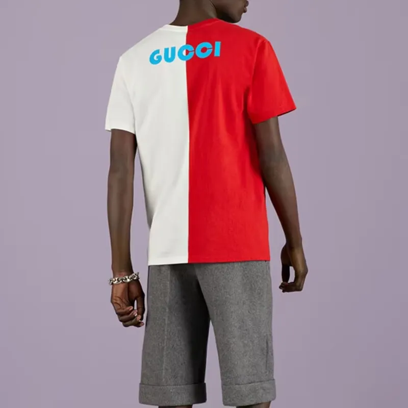 GUCCI Cotton Jersey With Jester Print T Shirt-3