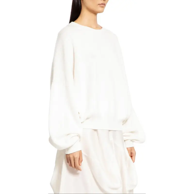 KHAITE Crewneck Drop Shoulder Jumper-2