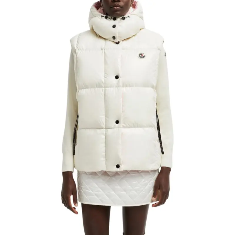 Moncler Luzule Logo patch Padded Gilet-4