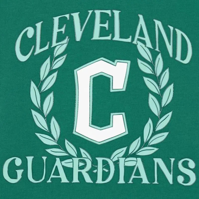 MLB Cleveland Guardians T Shirt Women's Green-3