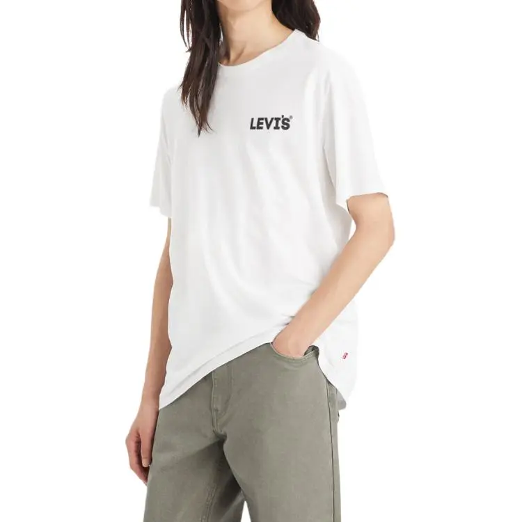 Levis T Shirts Men White-2