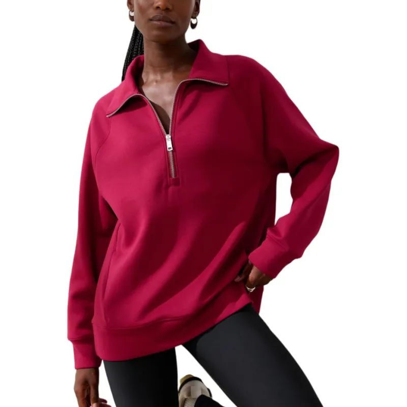 Abercrombie＆Fitch Sweatshirt Women's Red-1