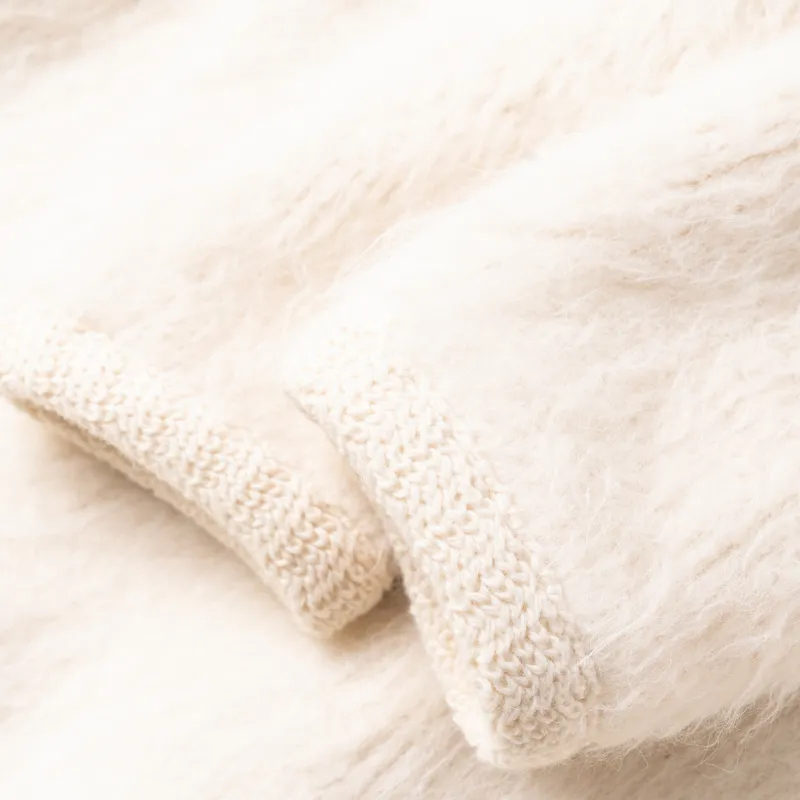 CELINE Cropped Coat Women's White-4