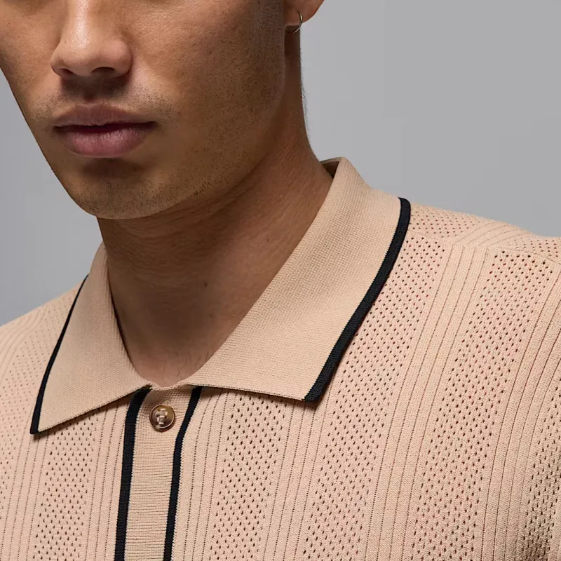Jordan Sport ​Men's Knit Button Down Golf Top-3