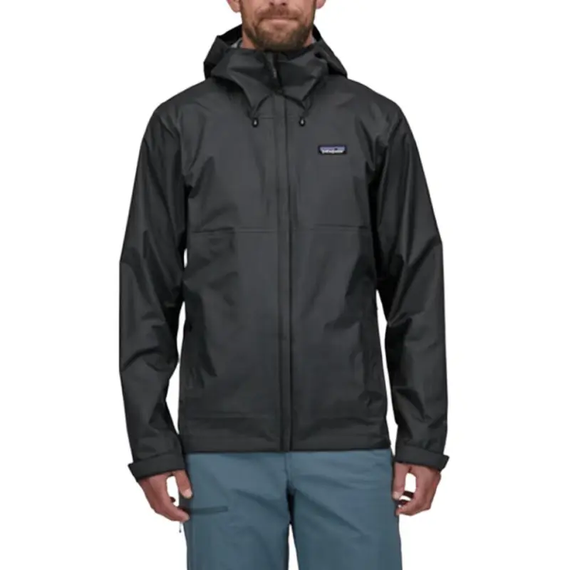 Patagonia Windproof Windbreaker Jacket Men's Black Comes With Necklace-2