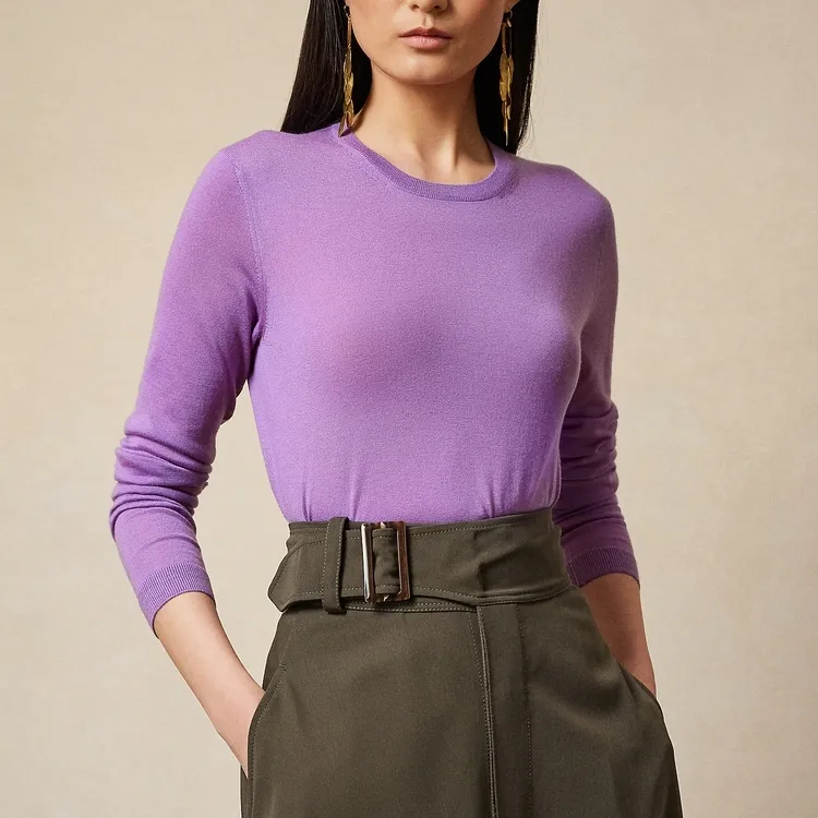 Ralph Lauren Collection SS23 Sweater Women's Purple-1