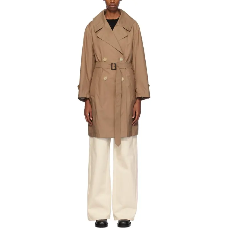 'S MAX MARA Double breasted Trench Coat-2