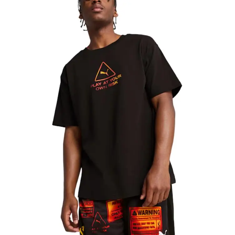 PUMA Playera De Básquet Scoot Caution Boxy Para Hombre-2