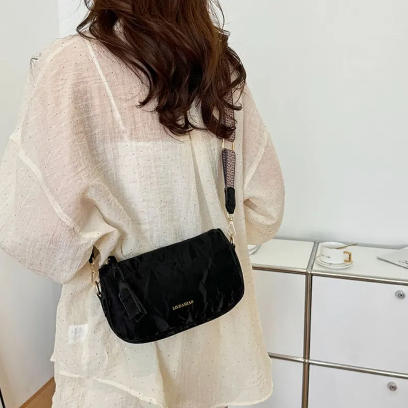 OKEKE Pu Crossbody Bag Regular Unisex White/Black/Pink/Gray/Blue/Green-8
