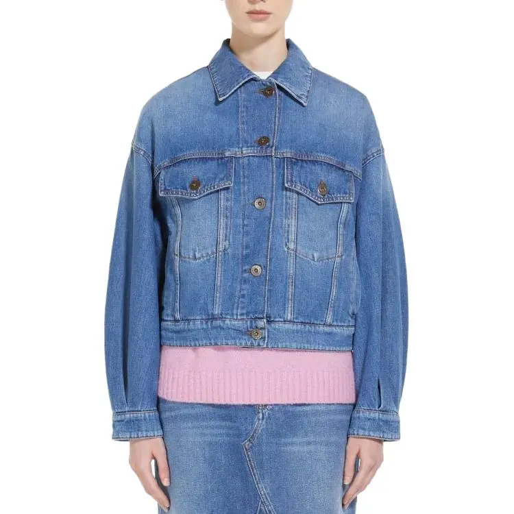 WEEKEND MaxMara Denim Jacket Women's Blue-1