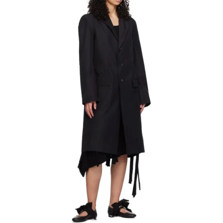 Y-3 X Yohji Yamamoto Coat 'Black'-2