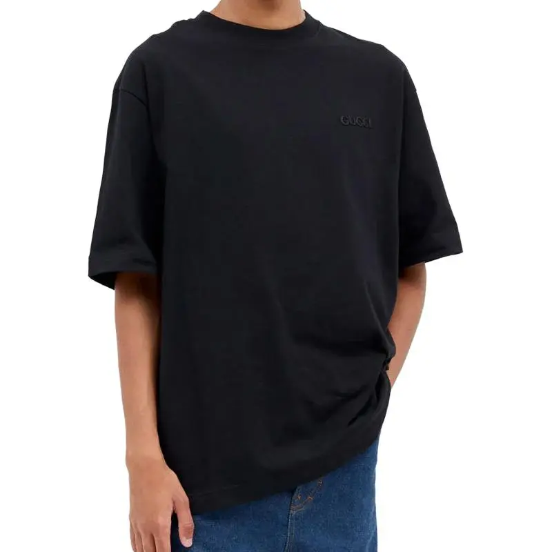 GUCCI Embroidered Jersey T Shirt-3