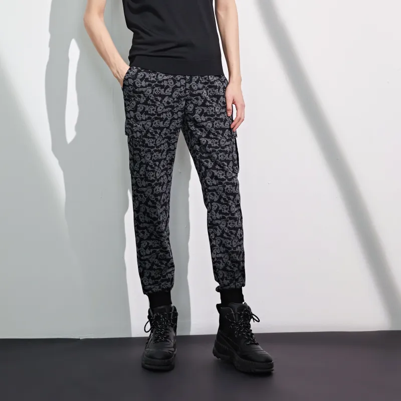 JOHN RICHMOND Cargo Pants Men's Black Gray-3