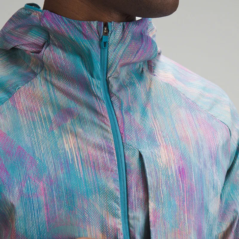 Lululemon Fast And Free Jackets Men Pixel Laser Scattering Mixed Color-3
