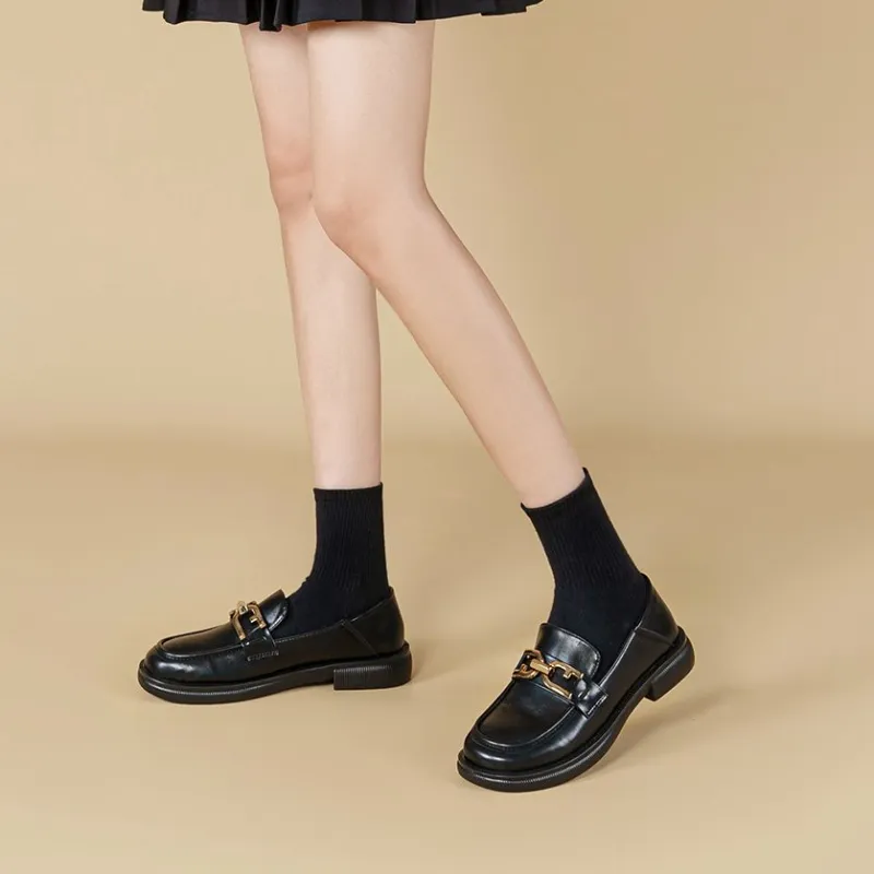Warrior Loafers Flat Women's Black-6