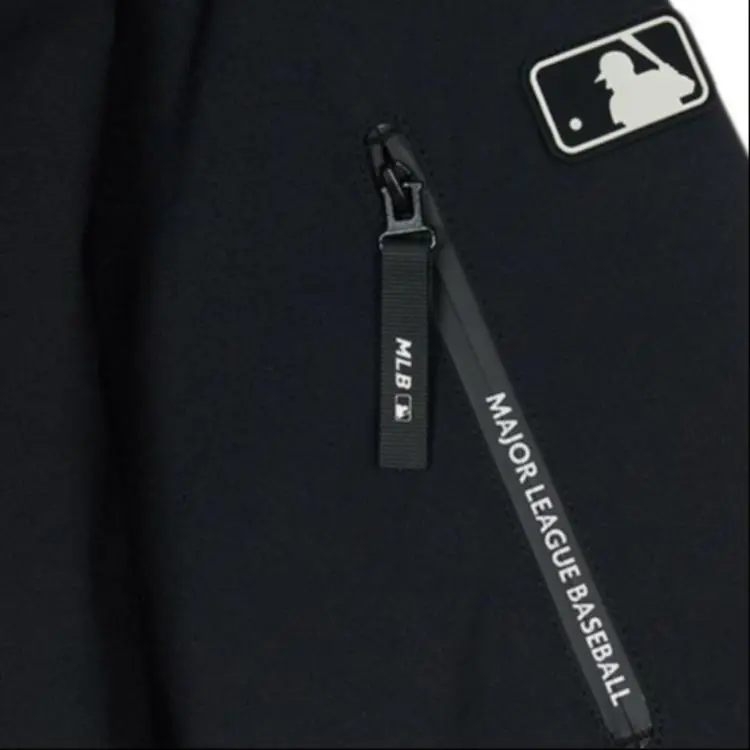 MLB New York Yankees Warm Windbreaker Jacket Unisex Black-3