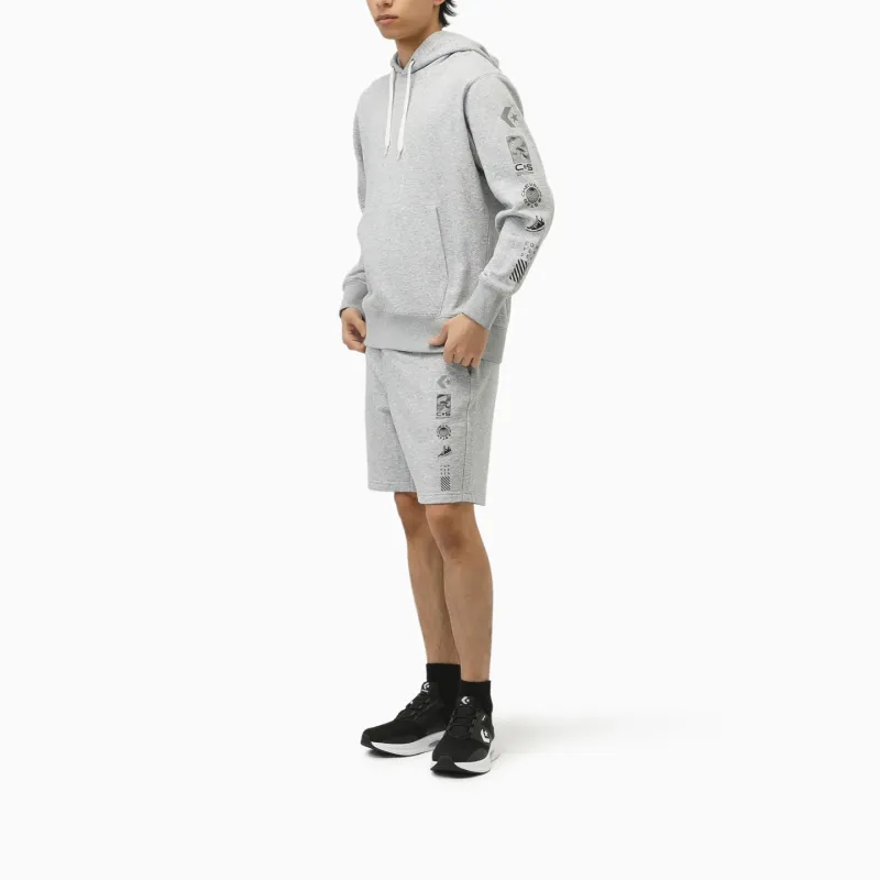 Converse VERTICAL PT SW Sweatshirt Men's Heather Gray-4