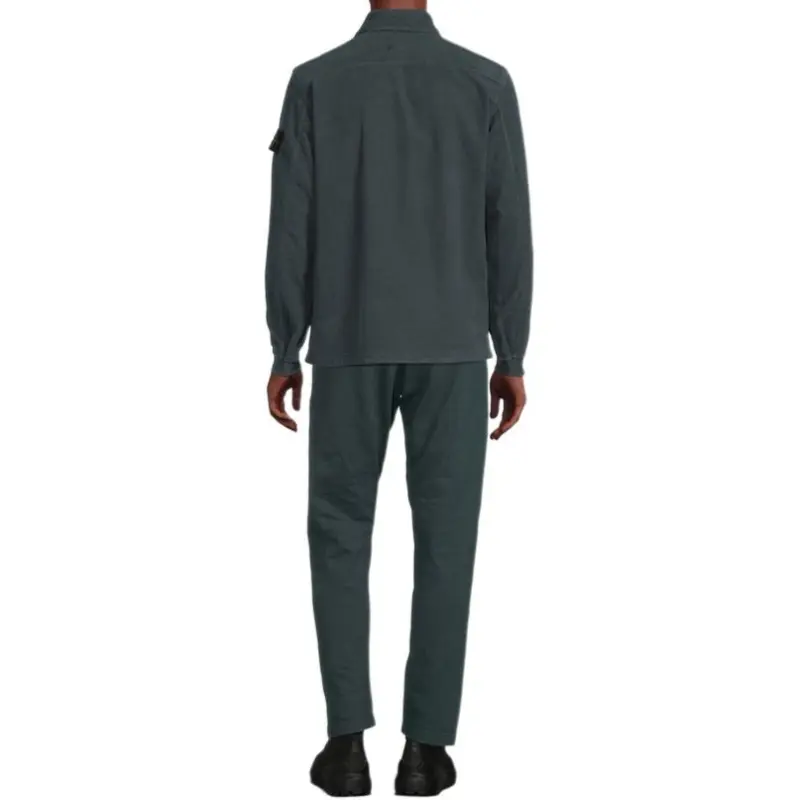 STONE ISLAND Shirts Men Petroleum Green-4