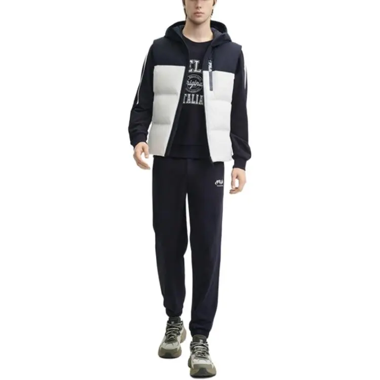 FILA Vests Men Cloud White-3
