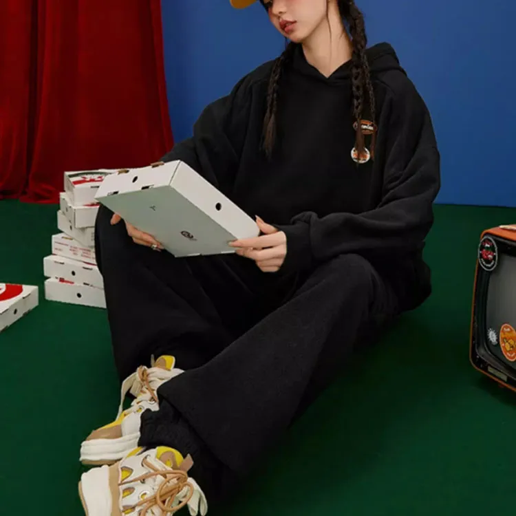 B.Duck x Bebe Sweatshirt Set Women's Black-1