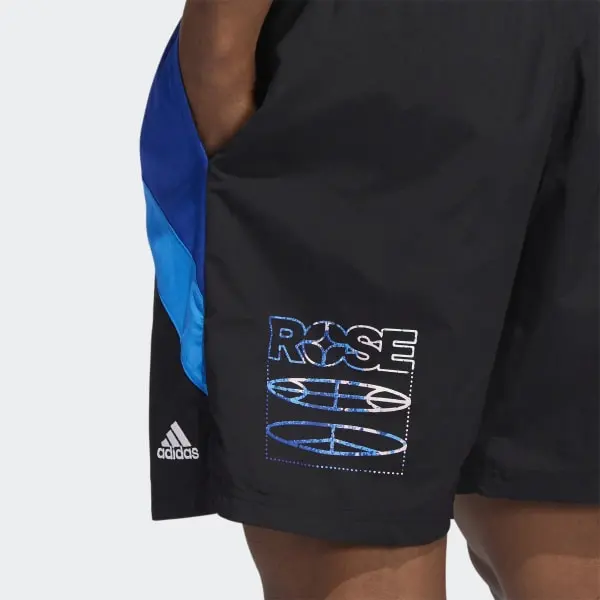 Adidas Sports Shorts Men Black Blue-5
