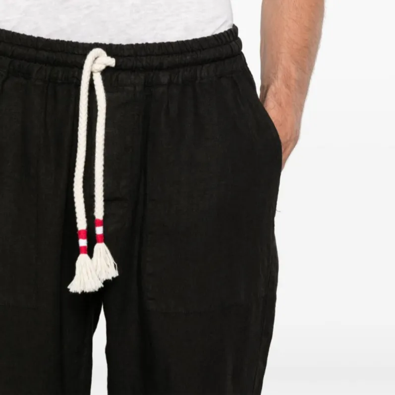 MC2 Saint Barth Straight leg Linen Trousers-4