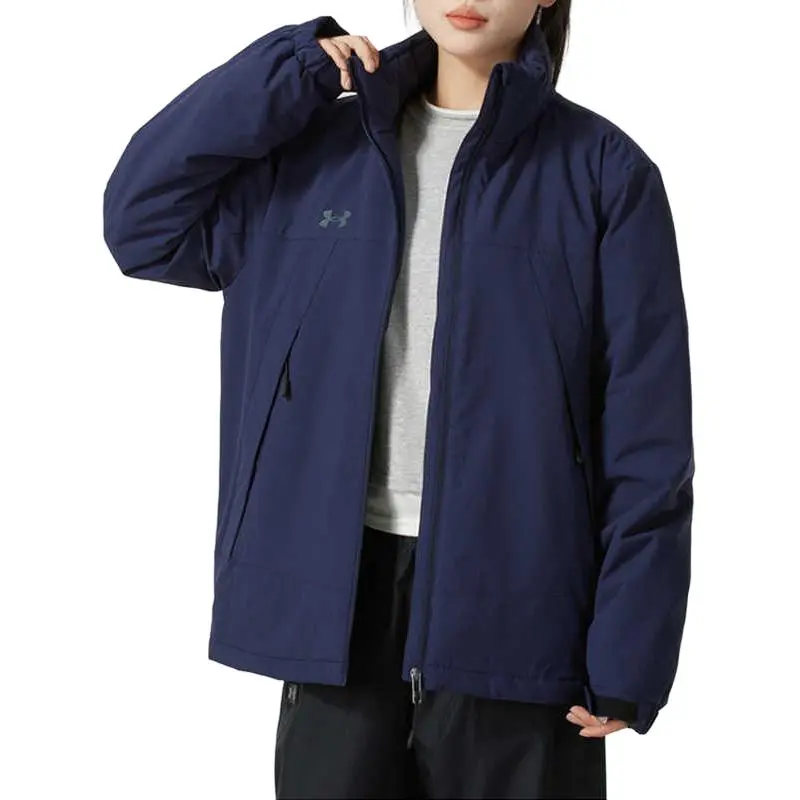 Under Armour Sports Life Collection Puffer Jacket Unisex Navy Blue-2