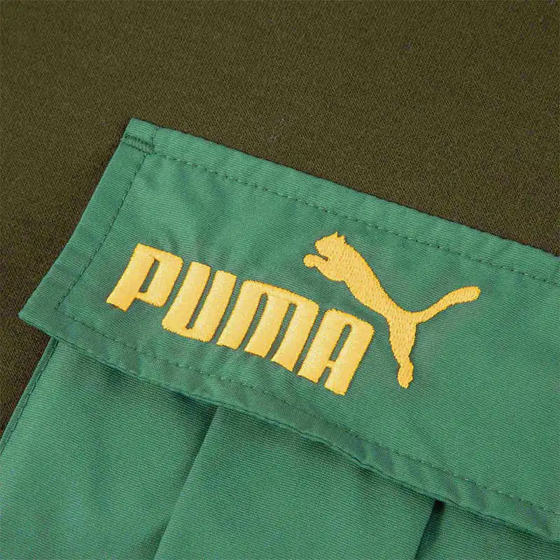 PUMA Players Lounge Sweatshirt Men's Army Green-2