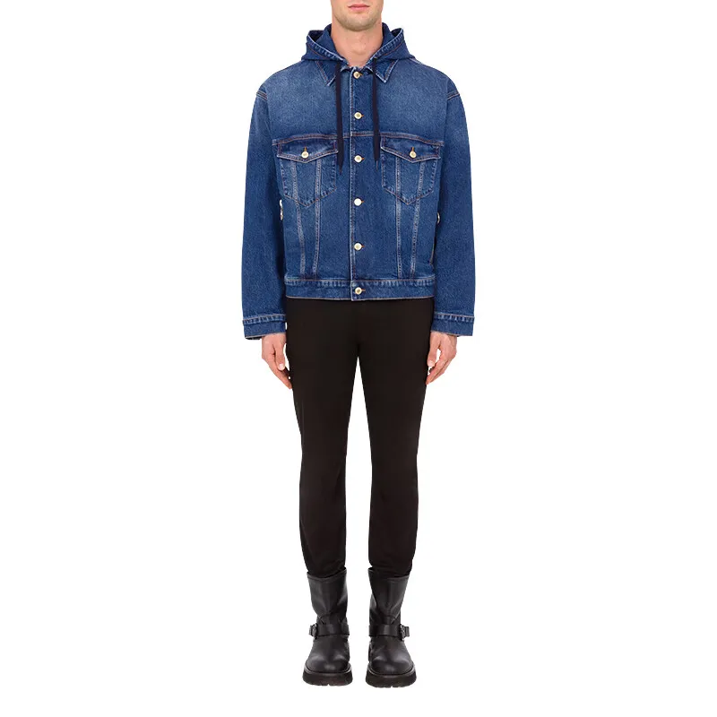 MOSCHINO Denim Jacket Unisex Blue-1