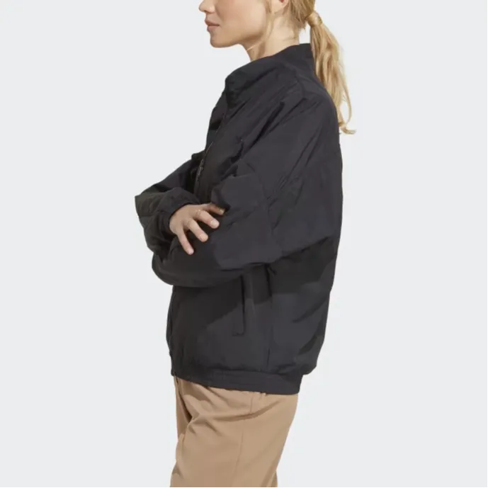 Adidas Crinkle effect Zip up Jacket-3